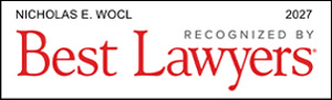 Nicholas E Wocl Recognized by Best Lawyers